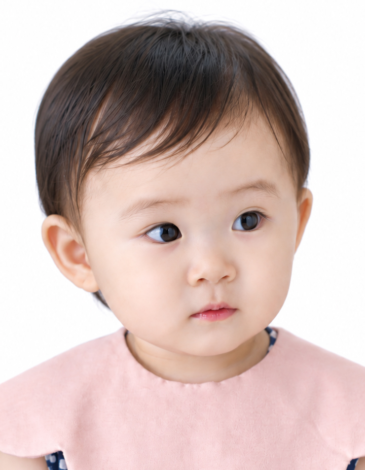 반려사유-카메라를 처다보지않아 부적합한 여권사진